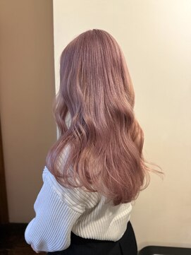 ロチカバイドールヘアー 心斎橋(Rotika by Doll hair) pink milktea