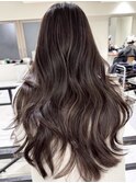 ハイライトバレイヤージュダブルカラーケアブリーチ20代30代