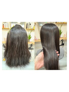 キーロ センター南(kiiro) うるつや縮毛矯正