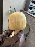 抜きっぱブロンド/ボブ