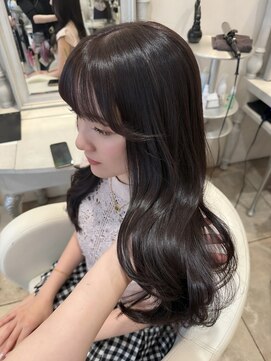 ザックラフィネ(ZACC raffine) ラベンダーブラウン/ラベンダー/ワンカラー/レイヤーカット