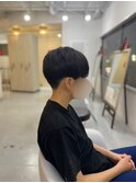 20代30代40代◎韓国風ツーブロックマッシュショート