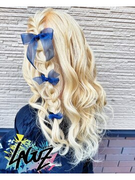 ラグズ 茅ヶ崎(LAGUZ) 【ヘアセット】 韓国風 ゆるふわガーリーヘアセット リボン付き