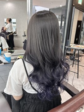 イースブルー 高松店(Y’s Blue) ◎お客様スタイル◎パープルグラデーション