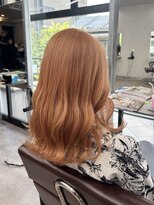 イースブルー 高松店(Y’s Blue)&nbsp;◎お客様スタイル◎オレンジベージュミディアム