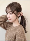 顔周り似合わせ