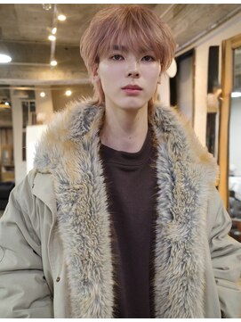 ピア(Pia) メンズ ブリーチ ミルクティー 透明感カラー