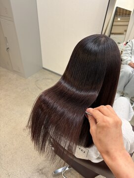 ニュイ 木更津(nuit) 着物ヘア/大人ガーリー/ダークアッシュ/似合わせカット/木更津