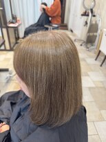 アッシュ 久が原店(Ash)&nbsp;脱白髪染めベージュカラー/白髪ぼかし