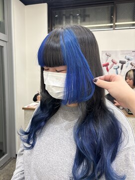 ヘアサロン ドット トウキョウ カラー 町田店(hair salon dot. tokyo color) ダークアッシュ/ミディアムレイヤーカット/町田