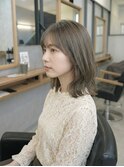 ミディアムレイヤーボブ