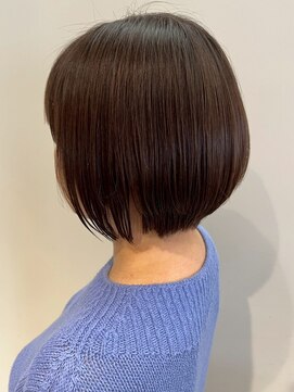オレンジペコ(orange peco) 丸みショート アッシュブラウン レイヤーカット 髪質改善