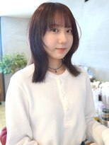 ハレ(hale)&nbsp;へーセルベージュ 髪質改善 艶感カラー ミディアムレイヤー