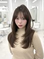 アマトウキョウスマートサロン(AMA TOKYO×Smart Salon)&nbsp;オリーブベージュ&ワンカールで決まるレイヤーカット