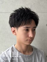 メンズサロン ウィル 阪急茨木(men's salon WiLL) ビジネススパイキーショート