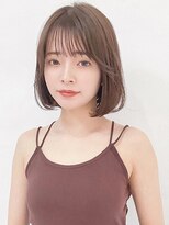 コードライン 三島店(CODE.LINE) 《CODE.LINE》シースルーバング×ミニボブ