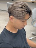 MEN’S/ニュアンスパーマ/曲がる縮毛矯正/センターパート/船橋
