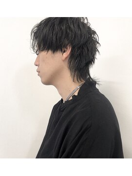 ガーランドウメダ(Garland umeda) メンズヘア×マッシュウルフ