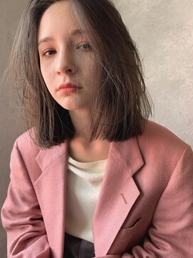 ソイ コンク 下北沢(soi conc) ニュアンス前髪のストレートロブ◎【下北沢 soi conc】