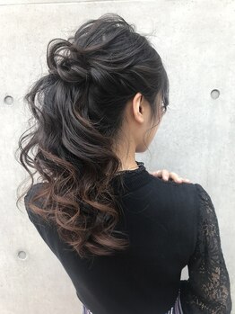 実力派スタイリストだからできるヘアセットがあります。特別な日のヘアセットはお任せください！