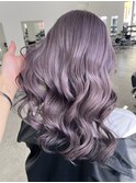 ラベンダー × グレー/ハイトーンカラー