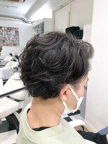 ヘッズ 本八幡店(HEADS)&nbsp;メンズショート　マッシュ　センターパート　メンズパーマ