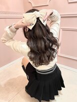 グルーヴ グルーヴ フェエリー(groove groove feerie)&nbsp;【ヘアセット】大きなリボンが可愛い♪プリンセスハーフアップ♪