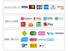 クレジットカードやPayPayは使えますか？