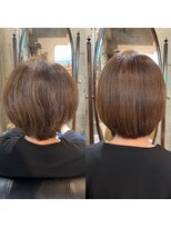 ヘアーラボ ハチ(HAIR LABO HACHI)&nbsp;艶々髪質改善ショートボブ