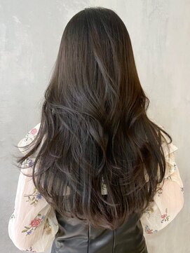 アイティーバイアルバム 松戸店(IT by ALBUM) ミントブラウンレイヤーカット_外ハネボブ_ba383201