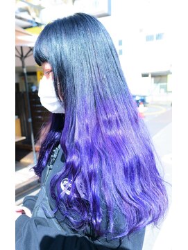 ジーンジャパン(GENE japan) ネイビー×パープル