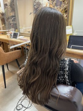 スケール(SCALE) 韓国風☆ブリーチ無し！オリーブカラー