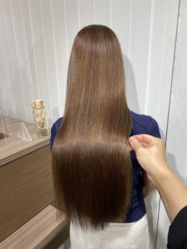 キュア 表参道(CURE) 黒髪/グレージュカラー/ココアベージュ/ヘルシーロング[表参道]