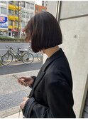 外国人風ミニボブ
