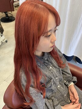 ガーデン Garden ヘアーメイク hair make red color