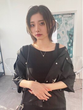 ギグスダブル 栄店(gigs double) フェイスフレーミング/イヤリングカラー/ショートスタイル