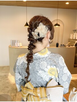 ミュゼリーブル(Musee libre) *編み下ろし/パーティヘア/浴衣アレンジ/ヘアセット