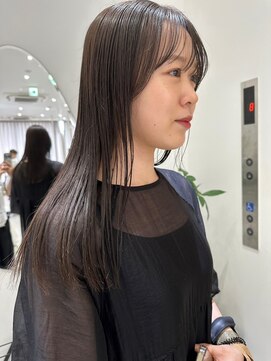 ジーナ セントラル銀座(Zina) シースルーバング＊髪質改善＊アッシュ【ZinaCENTRAL】