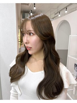 ジーナ 渋谷神南(Zina) ブリーチなしで作るオリーブベージュ:shion