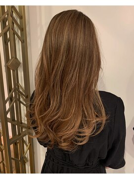 プラスシー(+C) 大人の上品ハイライトカラー/ベージュ/肌色/白髪ぼかし/40代