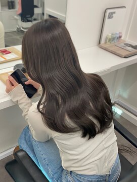 リアン バイ キートス(Lien by kiitos) オリーブベージュ/グレージュ/ブリーチなし/透明感/赤み撲滅