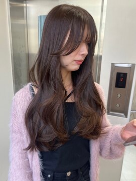 ベレーザシェルト(Beleza scelto) 10390質改善透明感カラーオリーブグレージュ黒髪ワンホンヘア