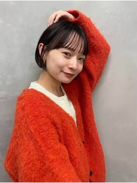 エリルミー 代々木店(Elilume) 耳掛け丸みショートボブ