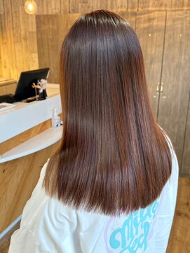 スカイ(SKY) 透明感カラー/髪質改善/縮毛矯正/レイヤーカット/ダブルカラー