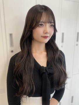 アリュウル 表参道(ALLURE) 透明感グレージュカラー×韓国ウェーブヘア◯伊藤