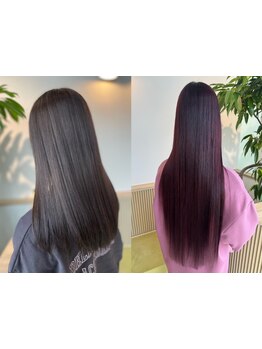 【緑区白土】一人ひとりに合わせた処方でナチュラルで柔らかなストレートを再現します。