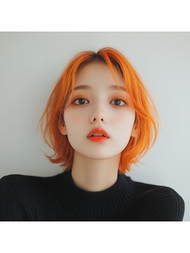 ロディーナコク 大口 新子安(rodina.coc) ダブルカラー×レイヤーカット/インナーカラー/韓国/ブリーチ