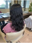 ロングパーマゆるふわパーマウェーブパーマ