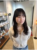 【SHE.】レイヤーカット/ロング/透明感/暗髪