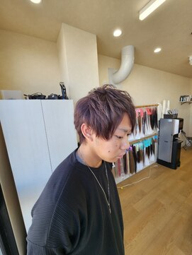 ミラシィ 成田(Mirashy) ハイライトカラーミルクティーベージュレイヤーカット